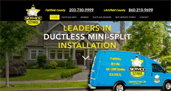 Desktop Screenshot of danburyductless.com